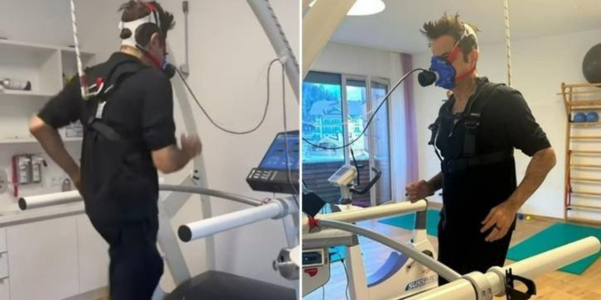 Anil Kapoor puts an oxygen mask while running on treadmill begins training for Fighter