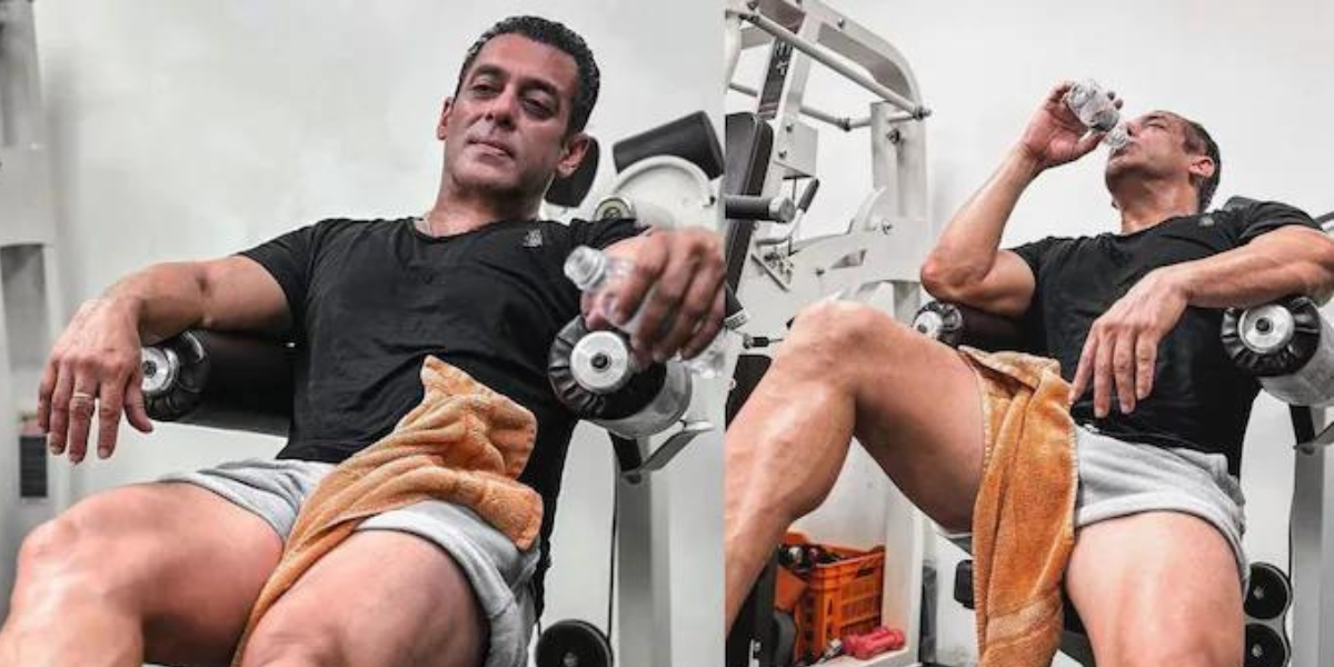 Salman Khan's 'halat kharaab' as he sweats it out in the gym