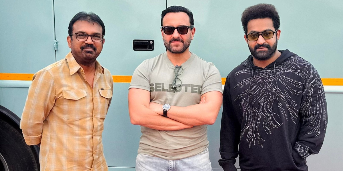 Saif Ali Khan joins the sets of NTR 30, to play the antagonist in Telugu debut
