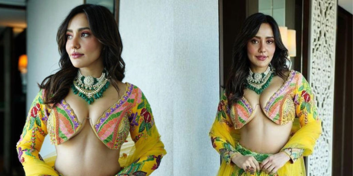 Neha Sharma Mercilessly Trolled For Wearing Cleavage Revealing Blouse At A Fashion Show