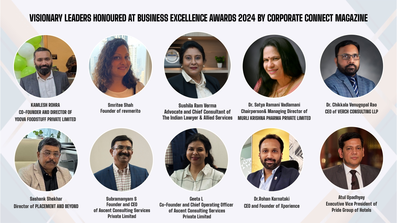 Visionary Leaders felicitated at Business Excellence Awards 2024