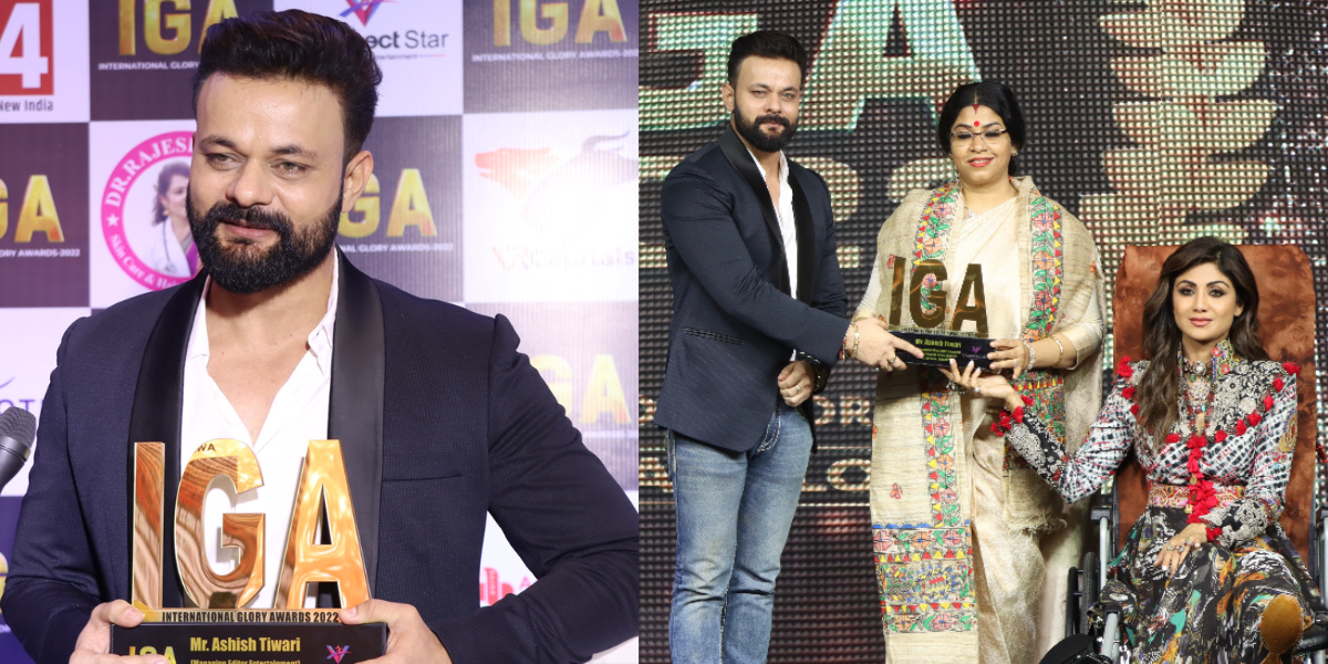 Ashish Tiwari and Bharat 24 win big at the International Glory Awards