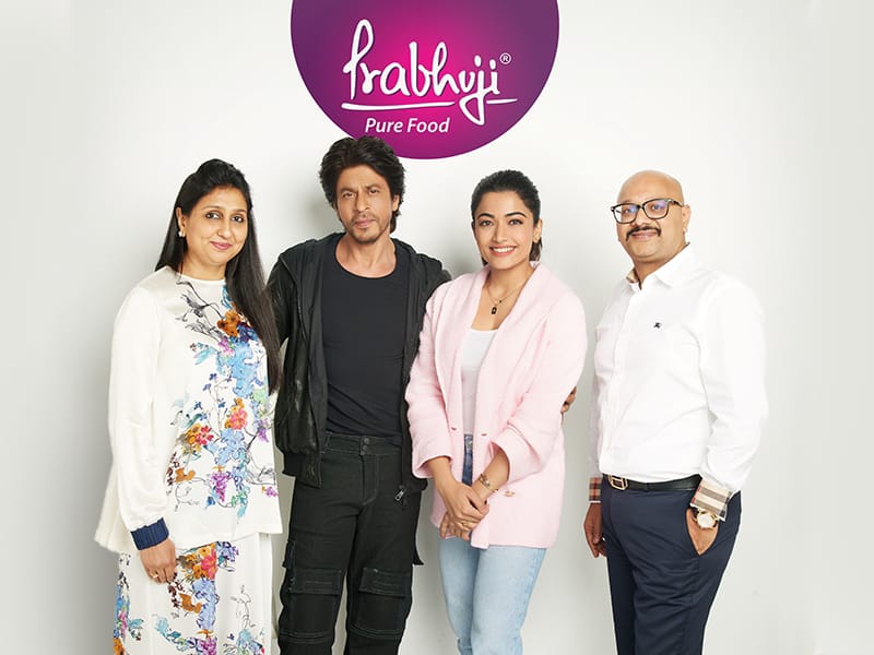Prabhuji Sweets and Namkeens, joins hands with Shah Rukh Khan and Rashmika Mandanna to celebrate authentic Indian flavors