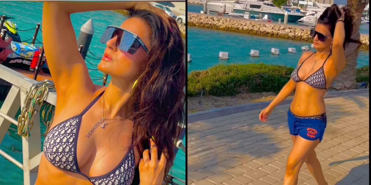 INTERNET IS ON FIRE! As Ameesha Patel shares her BIKINI picture, flaunting her cleavage at 46