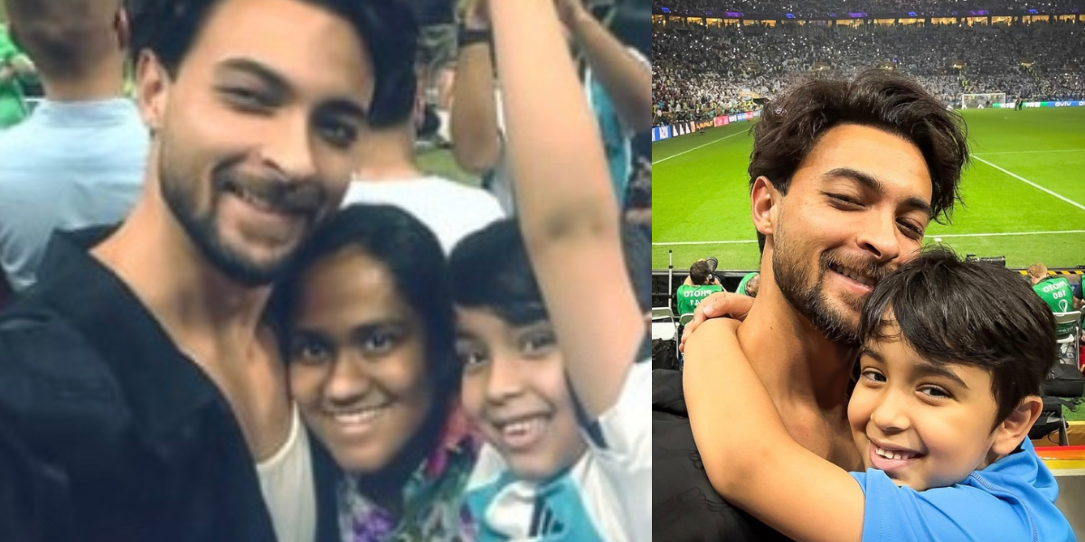 Aayush Sharma fulfils son Ahil's wish by taking him to the FIFA World Cup Finals