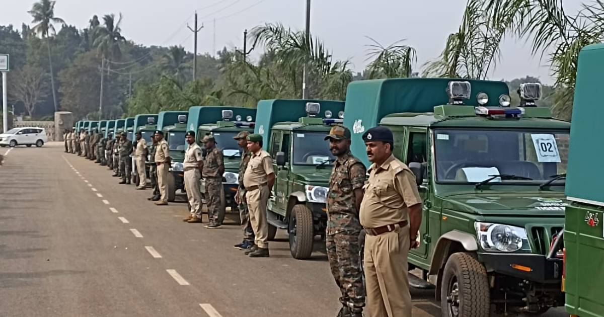 Odisha: 14 customised vehicles flagged off to protect Simlipal Tiger Reserve