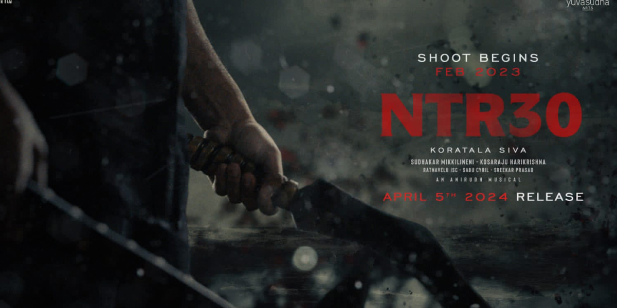 NTR30 eyeing a worldwide release on April 5th, 2024!