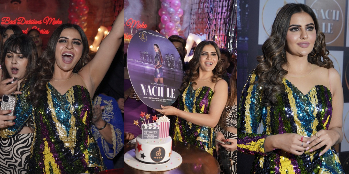 A double-whammy for Actress Deepti Sadhwani as she launches her own label Moon Records