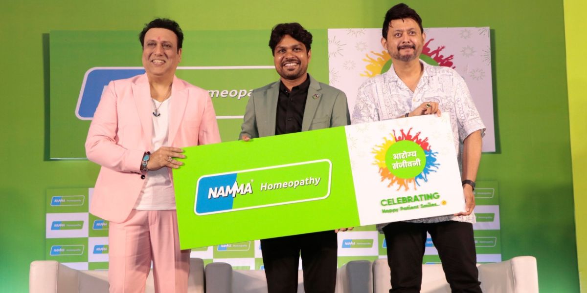 Govinda and Swwapnil Joshi came at the success celebration of Namma Homeopathy
