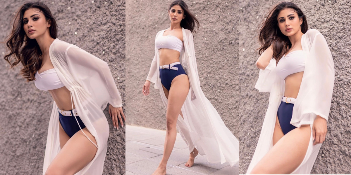 Sultry pictures of Mouni Roy: Actor looks sexy in in white bikini