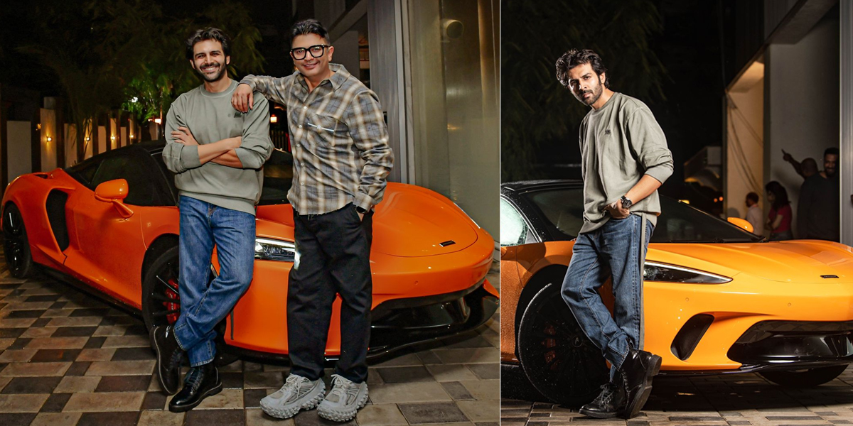 Bhushan Kumar gifts a swanky McLaren to Kartik Aaryan