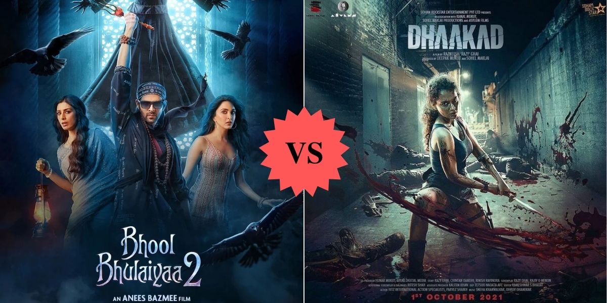 Bhool Bhulaiyaa 2 vs Dhaakad: Two big stars with two big releases, who won the audience?