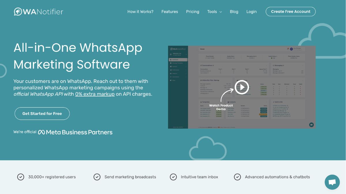 WANotifier: The True All-in-One WhatsApp Marketing Tool