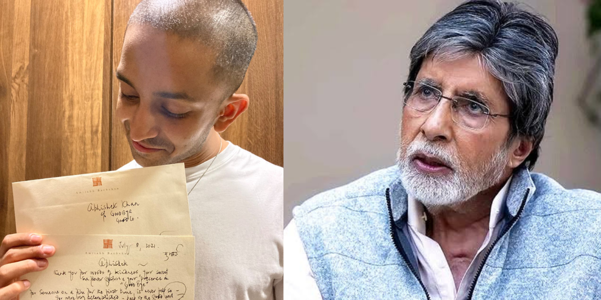 Amitabh Bachchan pens letter to Goodbye co-star and debutant Abhishekh Khan