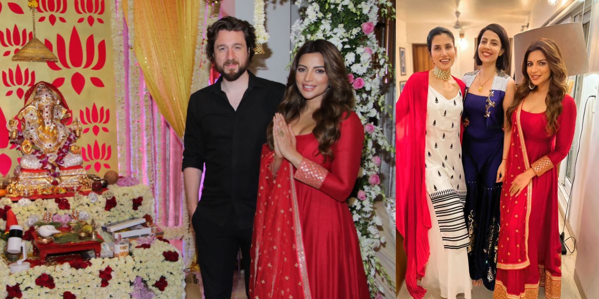 Shama Sikander Spends a lit Ganesh Chaturthi with Friends and Family