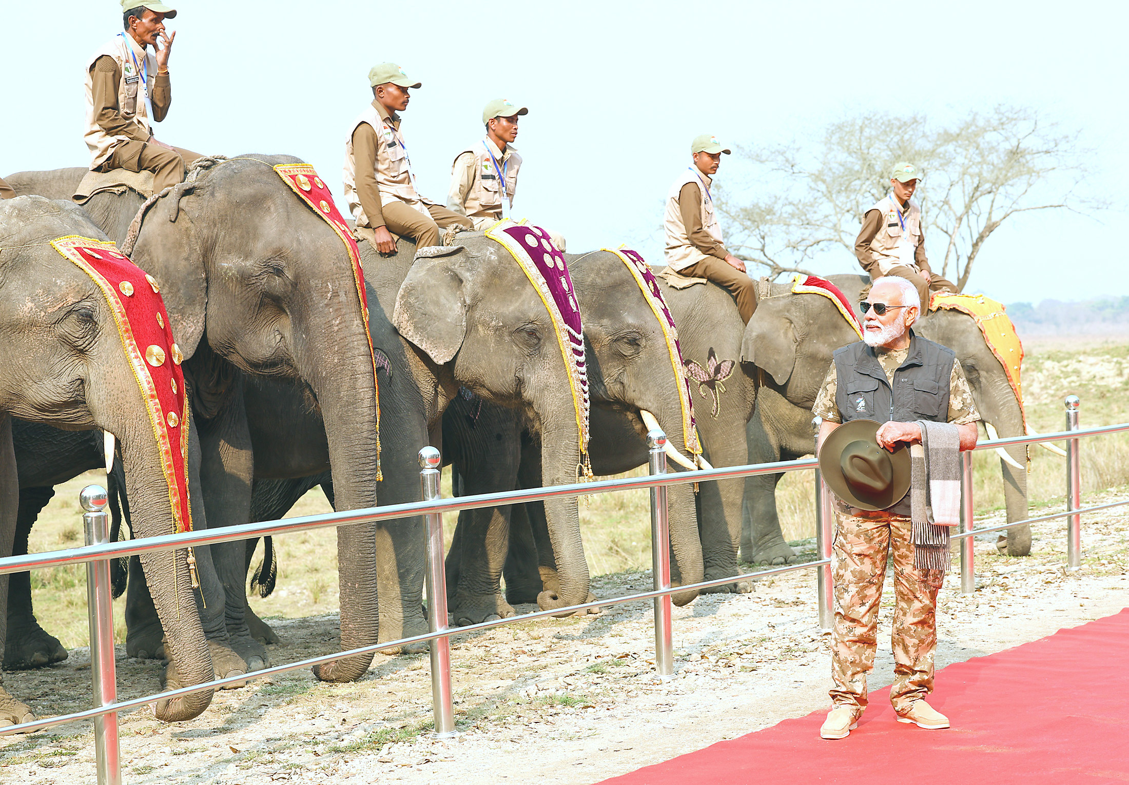 Modi visits Kaziranga National Park